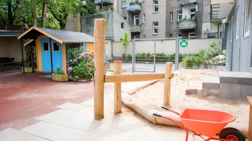 Außenansicht von Kita Haus für Kinder Halskekids Nürnberg